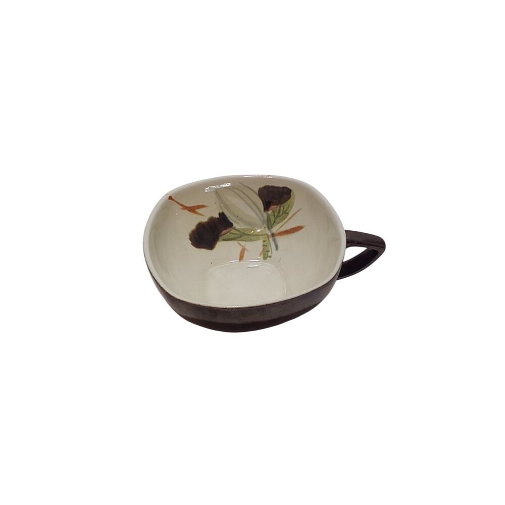 vintage red wing lotus bronze coffee cup